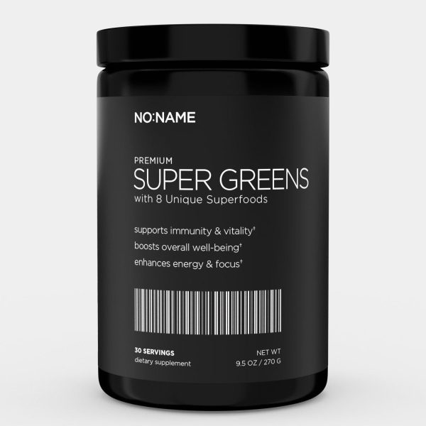 NO:NAME Premium Super Greens. Photo of the bottle.
